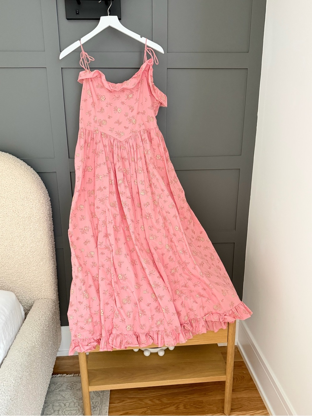 Dôen Wendelin Dress in Pink Bouton de Rose